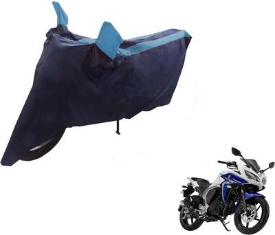 NIKS Two Wheeler Cover for Yamaha(Fazer, Black, Blue)