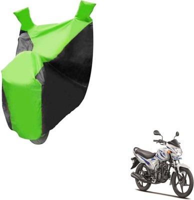 NIKS Two Wheeler Cover for Suzuki(Hayate, Black, Green)