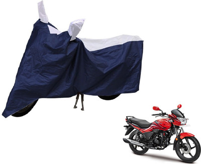 Auto Hub Two Wheeler Cover for Hero(Passion Xpro, Blue, Silver)