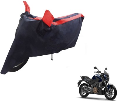 NIKS Two Wheeler Cover for Bajaj(Dominar, Black, Red)