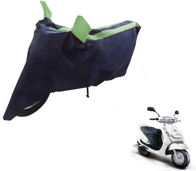 NIKS Two Wheeler Cover for Mahindra(Duro DZ, Black, Green)