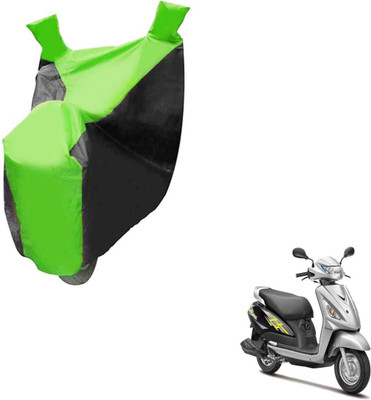 NIKS Two Wheeler Cover for Suzuki(Swish, Black, Green)