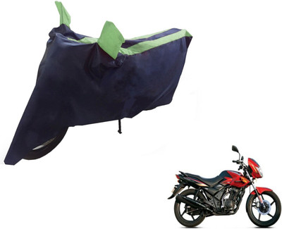 NIKS Two Wheeler Cover for TVS(Flame DS 125, Black, Green)