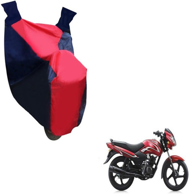NIKS Two Wheeler Cover for TVS(Sport, Black, Red)