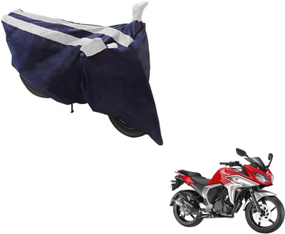 NIKS Two Wheeler Cover for Yamaha(Fazer, Black, Silver)