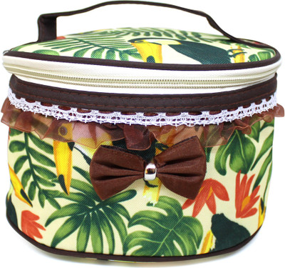 

Tied Ribbons Cosmetic Oraganiser Makeup Vanity Bag for Ladies Stylish Cosmetic Organiser Vanity Box(Multicolor)