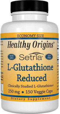 

Healthy Origins Setria, L-Glutathione Reduced, 250 mg, 150 Capsules(150 No)