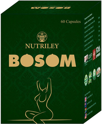

Nutriley Bosom - Breast Enlargement Capsules (60 Capsules)(60 No)