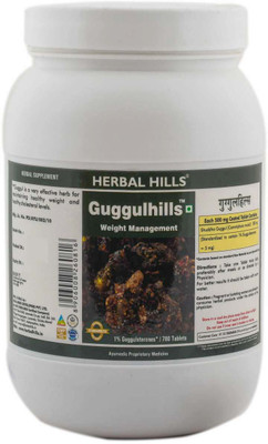 

Herbal Hills Guggulhills - Value Pack 700 Tablets(700 No)