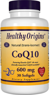

Healthy Origins CoQ10 (Kaneka Q10) 600 mg, 30 Softgels(30 No)
