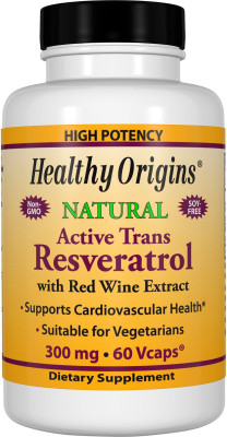 

Healthy Origins Active Trans Resveratrol, with Red Wine Exract, 300 mg, 60 VCaps(60 No)