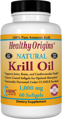 

Healthy Origins Natural Krill Oil - 1000 mg - 60 Softgels(60 No)