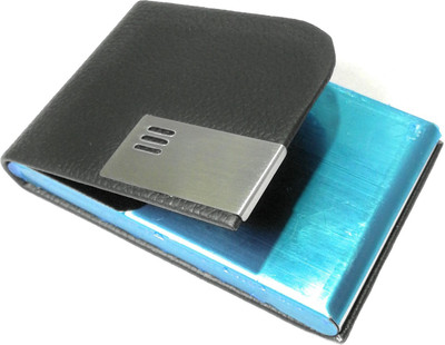 

Lmyh Men Multicolor Artificial Leather Card Holder(1 Card Slot), Black