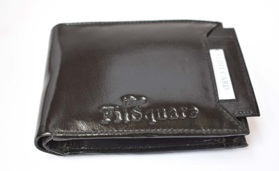 

theFitSquare Men Black Genuine Leather Wallet(9 Card Slots)