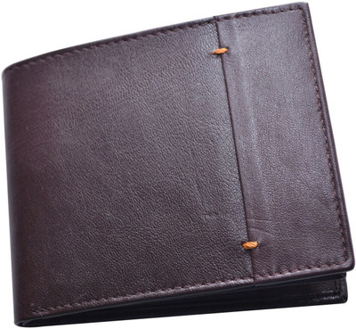 

CUT THE CHASE Men Formal Brown Genuine Leather Wallet(7 Card Slots)