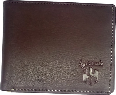 

hytrendz Men Brown Genuine Leather Wallet(6 Card Slots)