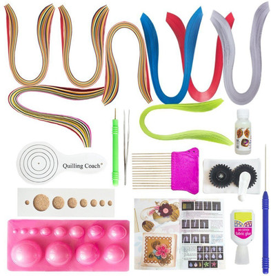 

jinkrymen 19 Piece Quilling Tools Kit With 800 Papers
