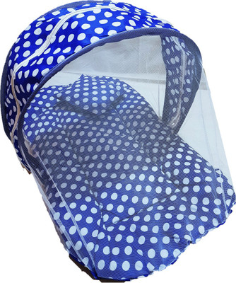 

Dhuloom baby bedding set polka baby bedding, set bedding set, baby bed, baby mosquito net,new born baby gift set(Fabric, Blue)