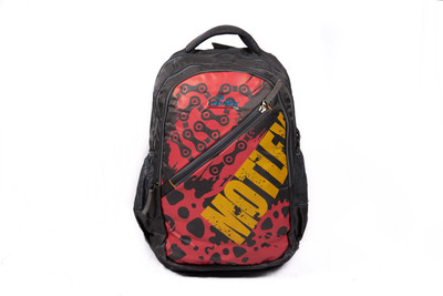 

Motley School & College Bag 30 37 L Backpack(Black), Black 07