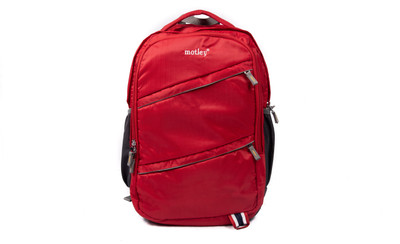 

Motley School & College Bag 06 34 L Backpack(Red), Red 02