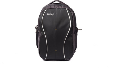 

Motley School & College Bag 19 38 L Backpack(Black), Black 05