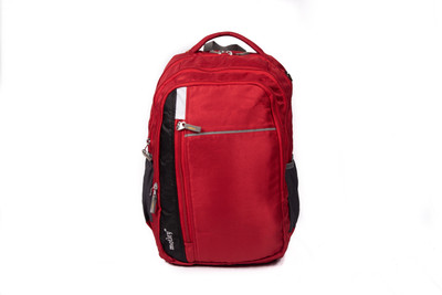 

Motley School & College Bag 22 34 L Backpack(Red), Red 04