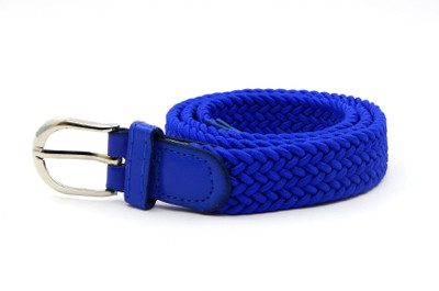

ELS Women Casual, Evening, Formal Blue Canvas, Fabric, Synthetic Belt, Light blue
