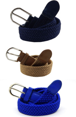 

ELS Women Casual, Evening, Formal Blue, Beige, Blue Canvas, Fabric, Synthetic Belt, Beige;blue;light blue