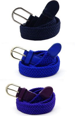 

ELS Women Casual, Evening, Formal Blue, Blue, Purple Canvas, Fabric, Synthetic Belt, Blue;light blue;purple