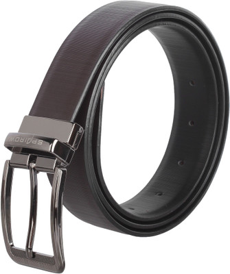 

Spairow Men Casual Black Artificial Leather Belt