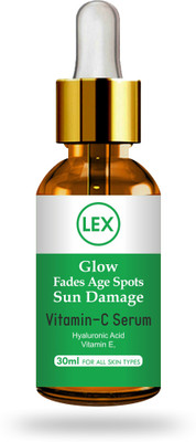 Lex Vitamin C Serum Brightening Whitening Skin Fairness Lightening Hydrating serum with Hyaluronic acid(30 ml)