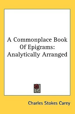 A Commonplace Book Of Epigrams(English, Paperback, unknown)