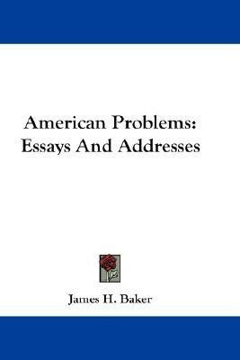 American Problems(English, Paperback, Baker James H)