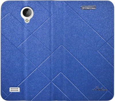 COVERBLACK Flip Cover for Vivo Y21(Blue)
