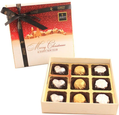

Zoroy Luxury Chocolate Christmas Special 9 chocolate box Fudges(100 g)