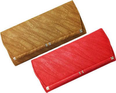 

BANDICOOT Casual, Party, Formal Red, Brown Clutch, Brown;red