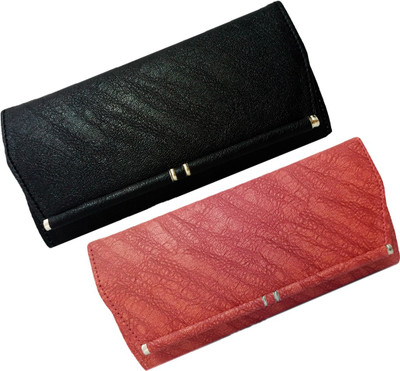 

landloper Casual, Party, Formal Black, Red Clutch