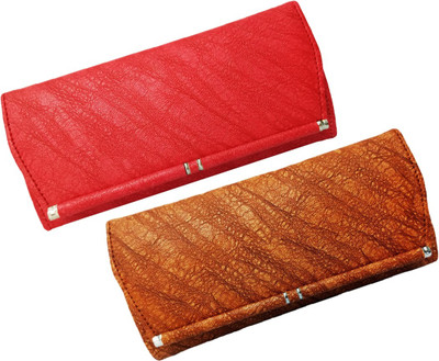 landloper Casual, Party, Formal Brown, Red Clutch