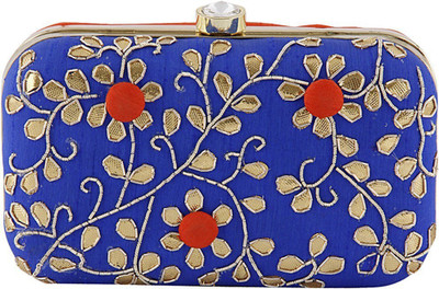 

Muse Creations Casual Blue Clutch