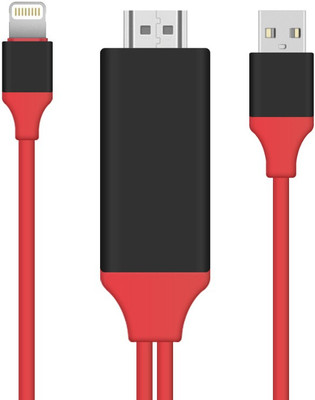 

Rhobos Lightning to HDMI CABLE-1080P HDTV Lightning to HDMI Adapter Cable. HDMI Cable(LED TV, LCD TV, Multicolor)