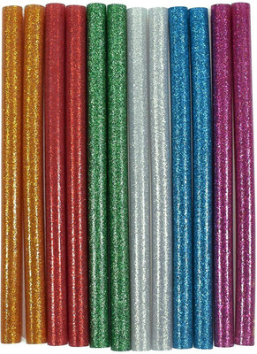 

Way Beyond Multicolor Hot Melt Glitter Glue Sticks Multi-Purpose Glitter/sparkle Glue Stick For Diy, Craft, General Use - 60 ml