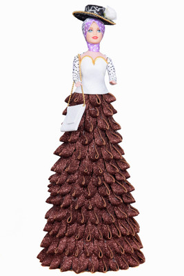 

Princess Plain Brown Doll(Brown, White)