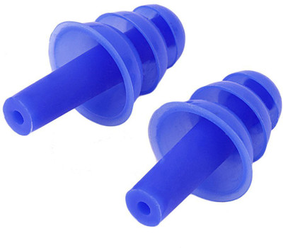

ROYALDEAL Durable Silicone Foam Ear Plugs Ear Protector Anti-Noise Snore Earplug Essential Travel Trip Soundproof Sleeping Earbuds Ear Plug(Blue)