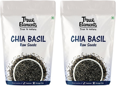 

True Elements Basil Seeds(1000 g, Pack of 2)