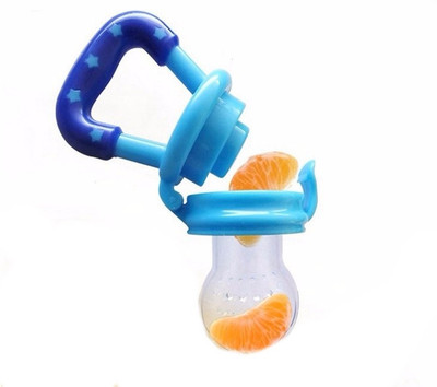 

Hykon Baby Food Supplement Feeder - Silicone(Blue, Purple)
