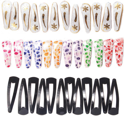 

AANJNEY TIC TAC MULTICOLOUR CLIPS combo. Tic Tac Clip, Hair Pin(Multicolor)