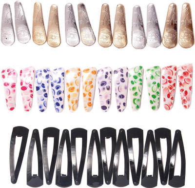 

AANJNEY TIC TAC MULTICOLOUR CLIPS combo. Tic Tac Clip, Hair Pin(Multicolor)