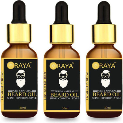 

ORAYA Beard Growth Oil & Mooch Hair Oil For Men-90ML Hair Oil(90 ml)