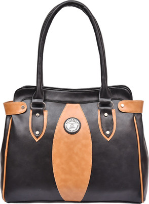 

Al Jazeera Shoulder Bag(Black, Tan)