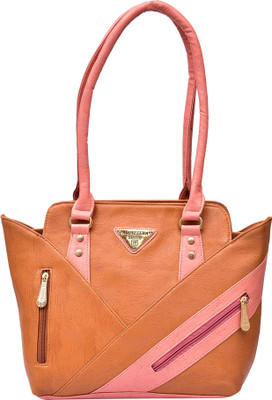 Al Jazeera Shoulder Bag(Beige, Pink)